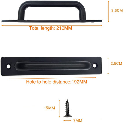 Barn Door Handle Sliding Door Pull Cabinet Door Handles Drawer knobs Kitchen Handles Hardware Kings Warehouse 