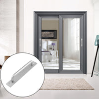 Barn Door Handle Sliding Pull Cabinet Door Handles Drawer knobs Kitchen Handles Silver Kings Warehouse 