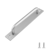 Barn Door Handle Sliding Pull Cabinet Door Handles Drawer knobs Kitchen Handles Silver Kings Warehouse 