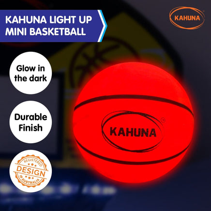 Basketball L.e.d Glow Light Up Trampoline Ball Kings Warehouse 