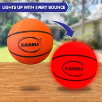 Basketball L.e.d Glow Light Up Trampoline Ball Kings Warehouse 