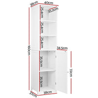 Bathroom Cabinet Storage 160cm White Furniture Kings Warehouse 