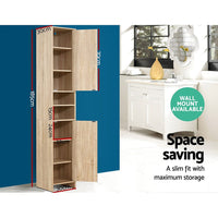 Bathroom Cabinet Storage 185cm Wooden Furniture Kings Warehouse 