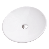 Bathroom Ceramic Oval Above Countertop Basin for Vanity Kings Warehouse 