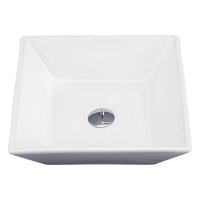 Bathroom Ceramic Rectangular Above Countertop Basin for Vanity Kings Warehouse 