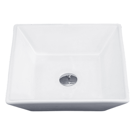 Bathroom Ceramic Rectangular Above Countertop Basin for Vanity Kings Warehouse 