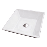 Bathroom Ceramic Rectangular Above Countertop Basin for Vanity Kings Warehouse 