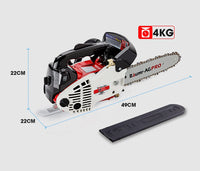 Baumr-AG 25CC Petrol Chainsaw Arborist 10 Bar Tree Pruning Garden Chain Saw Tools Kings Warehouse 