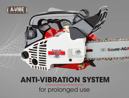 Baumr-AG 25CC Petrol Chainsaw Arborist 10 Bar Tree Pruning Garden Chain Saw Tools Kings Warehouse 