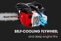 Baumr-AG 25CC Petrol Chainsaw Arborist 10 Bar Tree Pruning Garden Chain Saw Tools Kings Warehouse 