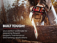 Baumr-AG 38CC Petrol Commercial Chainsaw 16 Bar E-Start 3.2 HP Chain Saw Tools Kings Warehouse 