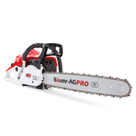 Baumr-AG 45CC Petrol Chainsaw Commercial 18 Bar Chain Saw E-Start Pruning Tools Kings Warehouse 
