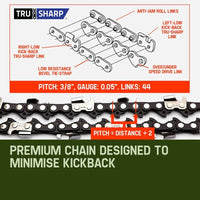 BAUMR-AG 65cc 9in1 Long Reach Garden Multi-tool, Pole Saw, Hedge & Line Trimmer, Brush Cutter, 12" Tree Trimming Pruning Chainsaw Bar, 2 Extension Shafts Tools Kings Warehouse 