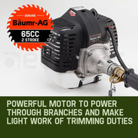 Baumr-AG 65CC Long Reach Pole Chainsaw Hedge Trimmer Pruner Chain Saw Tree Multi Tool Tools Kings Warehouse 