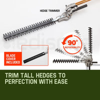 Baumr-AG 65CC Long Reach Pole Chainsaw Hedge Trimmer Pruner Chain Saw Tree Multi Tool Tools Kings Warehouse 