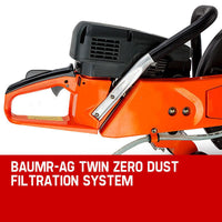 Baumr-AG 75cc Concrete Cut Off Demolition Saw Wet Demo Road Cutter Brick Tools Kings Warehouse 