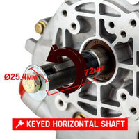 Baumr-AG 7HP DIESEL Stationary Engine 4 Stroke OHV Horizontal Shaft Motor Tools Kings Warehouse 