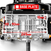 Baumr-AG 7HP DIESEL Stationary Engine 4 Stroke OHV Horizontal Shaft Motor Tools Kings Warehouse 