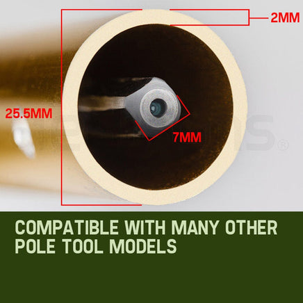 Baumr-AG Grass Edger Attachment Pole Garden Trimmer Brushcutter Lawn Edge Tools Kings Warehouse 