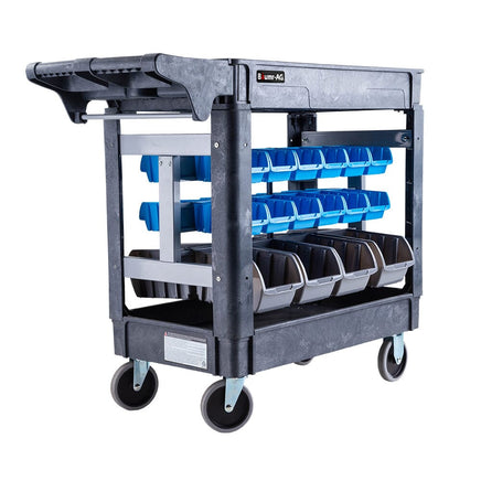 Baumr-AG Parts Bin Trolley Service Utility Cart Storage Mobile Tool Workshop Tools Kings Warehouse 