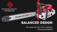 BAUMR-AG Petrol Commercial Chainsaw 24 Bar E-Start Chain Saw Top Handle Pruning Tools Kings Warehouse 