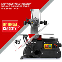 Baumr-AG SS16 16 120W Variable Speed Scroll Saw Tool Electric Dual Lamps Tools Kings Warehouse 