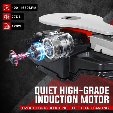 Baumr-AG SS16 16 120W Variable Speed Scroll Saw Tool Electric Dual Lamps Tools Kings Warehouse 