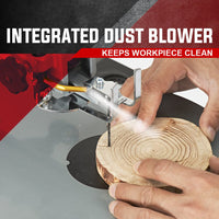 Baumr-AG SS16 16 120W Variable Speed Scroll Saw Tool Electric Dual Lamps Tools Kings Warehouse 