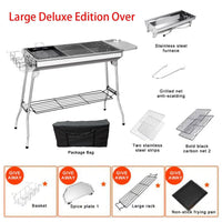 BBQ Grill Barbecue Set Charcoal Kabob Stove Portable Foldable Camping Picnic Home & Garden Kings Warehouse 