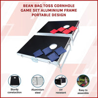 Bean Bag Toss Cornhole Game Set Aluminium Frame Portable Design Gift & Novelty Kings Warehouse 