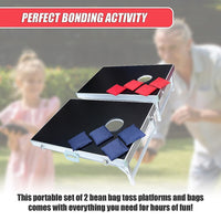 Bean Bag Toss Cornhole Game Set Aluminium Frame Portable Design Gift & Novelty Kings Warehouse 