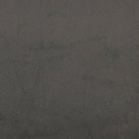Bed Frame Dark Grey 107x203 cm King Single Velvet Kings Warehouse 