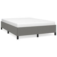 Bed Frame Dark Grey 152x203 cm Queen Fabric bedroom furniture Kings Warehouse 