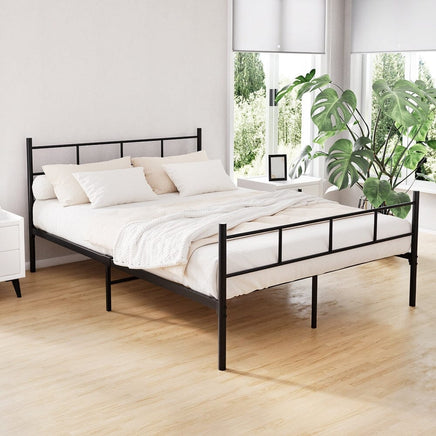 Bed Frame Double Metal Bed Frame SOL Furniture Kings Warehouse 