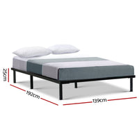 Bed Frame Double Size Metal Frame TED Furniture Kings Warehouse 