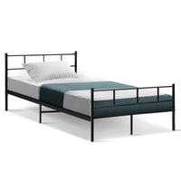 Bed Frame King Single Metal Bed Frames SOL Furniture Kings Warehouse 