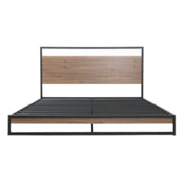 Bed Frame King Size Metal Bed Frame DANE Furniture Kings Warehouse 