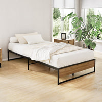 Bed Frame Metal Bed Frame Bed Base OSLO - King Single Furniture Kings Warehouse 