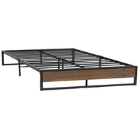 Bed Frame Metal Bed Frame Bed Base OSLO - Queen Furniture Kings Warehouse 