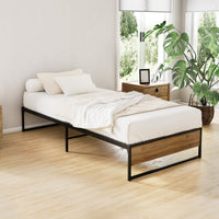 Bed Frame Metal Bed Frame Bed Base OSLO - Single Furniture Kings Warehouse 