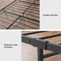 Bed Frame Metal Bed Frame DANE - King Single Furniture Kings Warehouse 