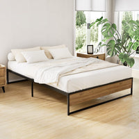 Bed Frame Metal Frame Bed Base OSLO - Double Furniture Kings Warehouse 