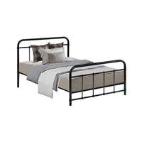 Bed Frame Metal Frames LEO - Single (Black)