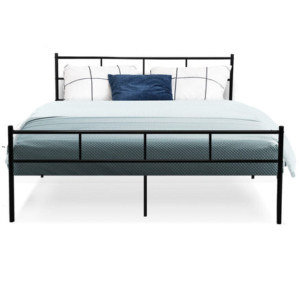 Bed Frame Queen Metal Bed Frame SOL Furniture Kings Warehouse 