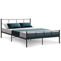 Bed Frame Queen Metal Bed Frame SOL Furniture Kings Warehouse 