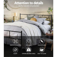 Bed Frame Queen Metal Bed Frame SOL Furniture Kings Warehouse 
