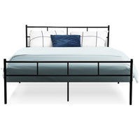 Bed Frame Queen Metal Bed Frames SOL Furniture Kings Warehouse 