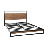 Bed Frame Queen Size Metal Bed Frame DANE Furniture Kings Warehouse 