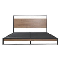 Bed Frame Queen Size Metal Bed Frame DANE Furniture Kings Warehouse 