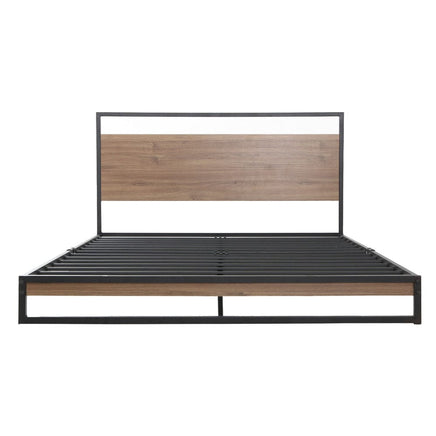 Bed Frame Queen Size Metal Bed Frame DANE Furniture Kings Warehouse 